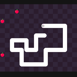 A screenshot of a Snake game made in the Sock engine